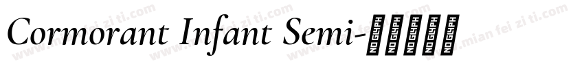 Cormorant Infant Semi字体转换